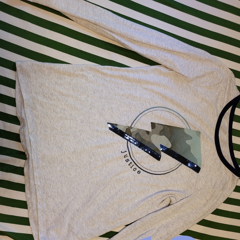 Justice long sleeve tee